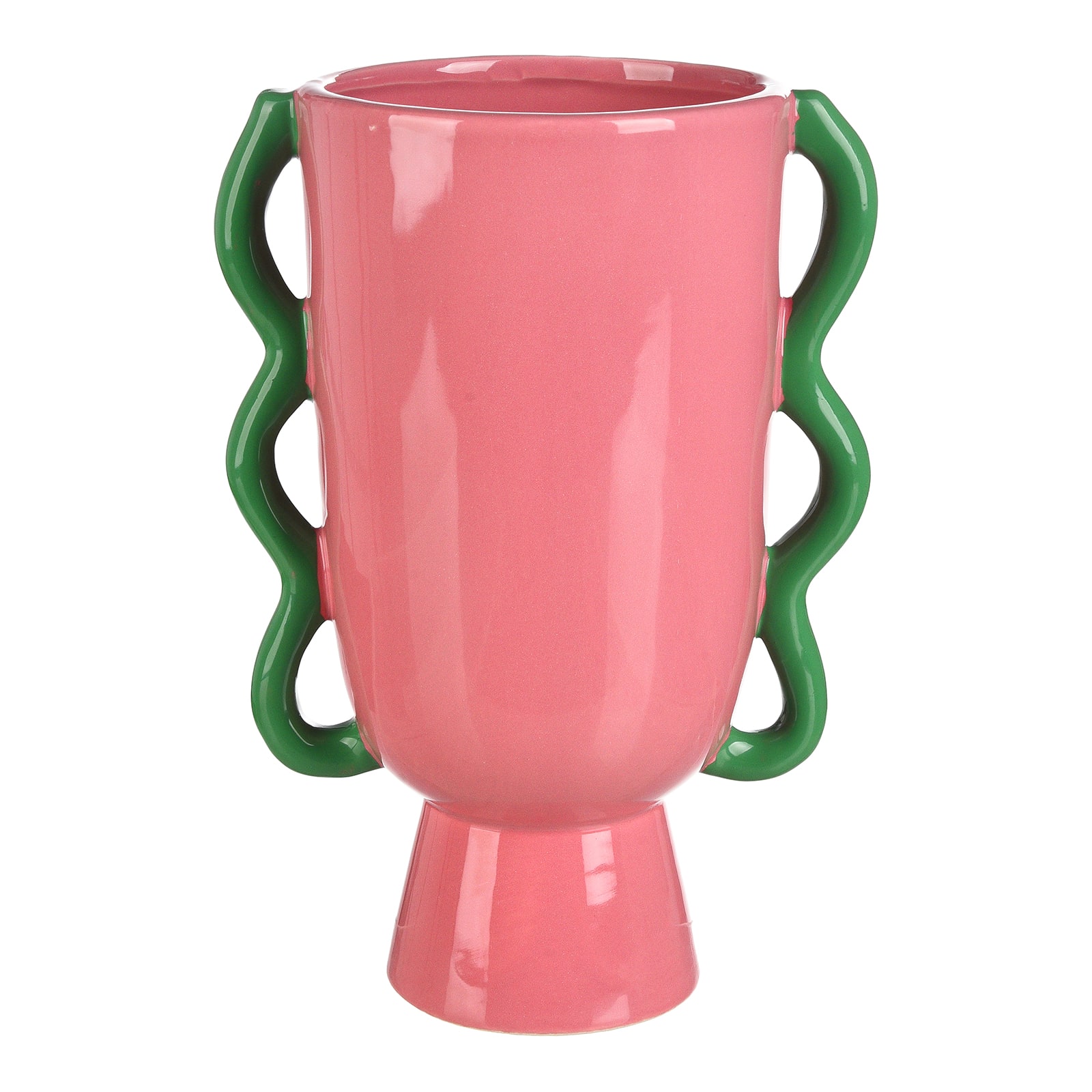 Vase Pink,B 175 x H 250 x T 130 mm