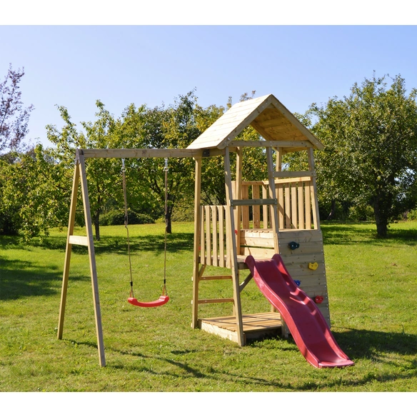 Kletterspielturm »Panda«, BxHxT: 270 x 270 x 290 cm, natur