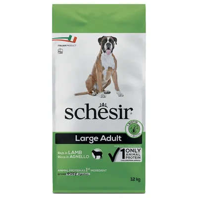Schesir Dog Large Adult with Lamb