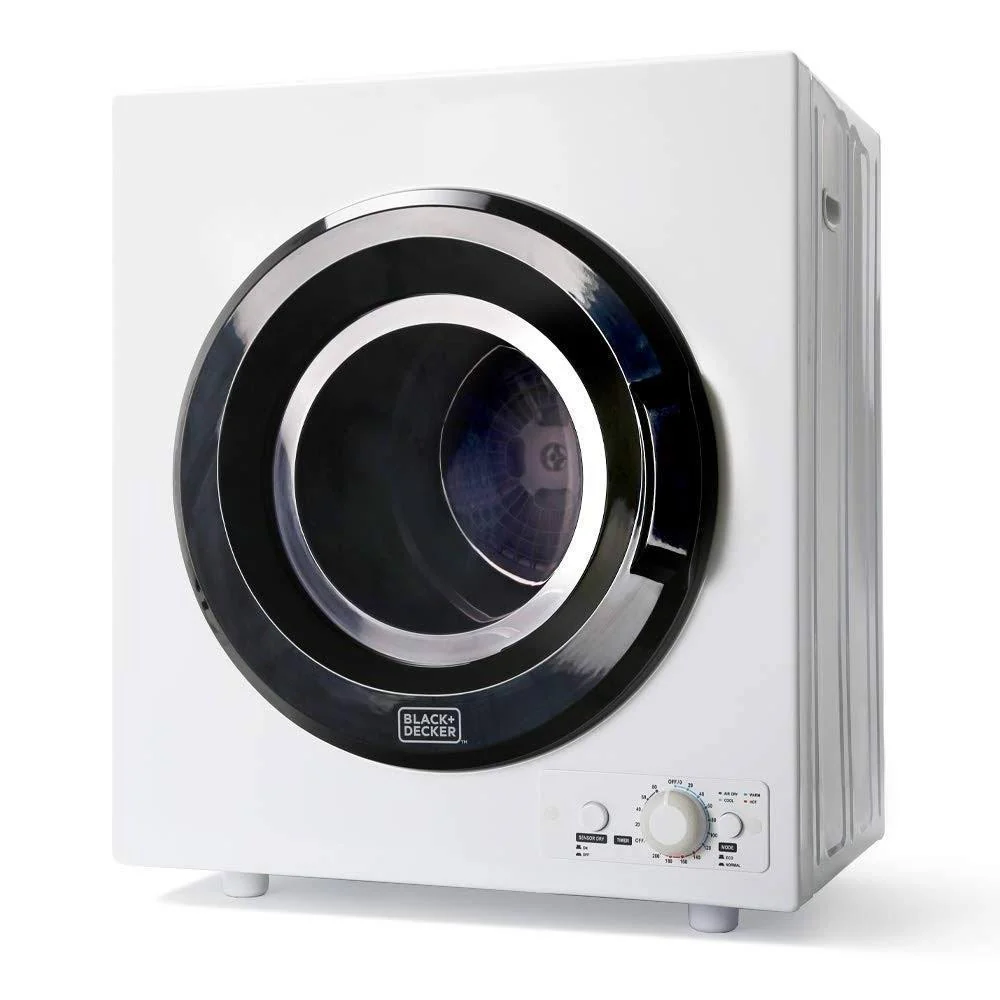 Black+decker 3.5 Cu. ft. Portable Dryer �C White Black