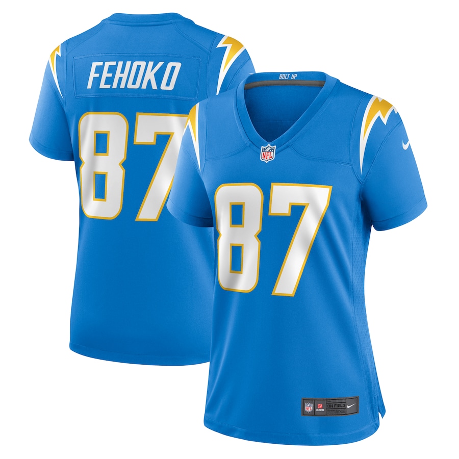 Simi Fehoko Los Angeles Chargers Nike Women's  Game Jersey -  Powder Blue