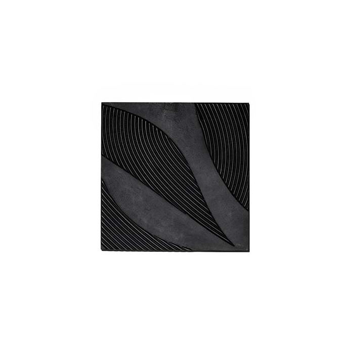 FurniLux Wanddeco Tazi klein zwart - 45x45x3cm