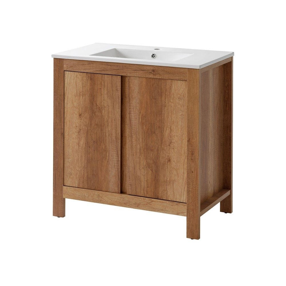 Szafka z umywalką 80 cm Classic Oak