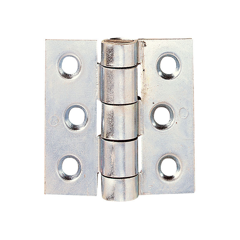 Charnière briquet pour porte en acier zingué 81 x 68 mm 2 pièces TEKNIBOX