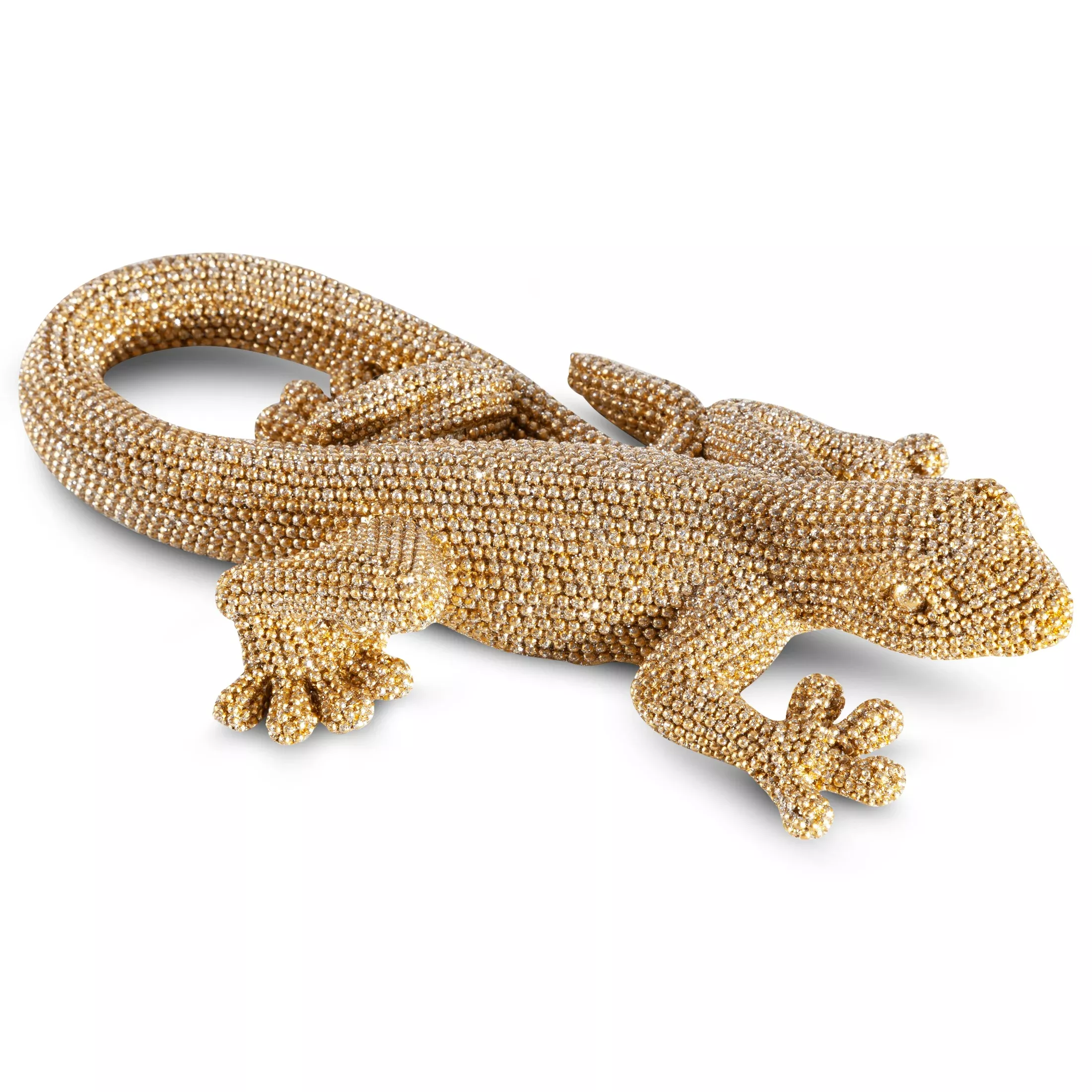 Figurka złotao drobnym strukturalnym wzorze 19x10x4 cm ELDO