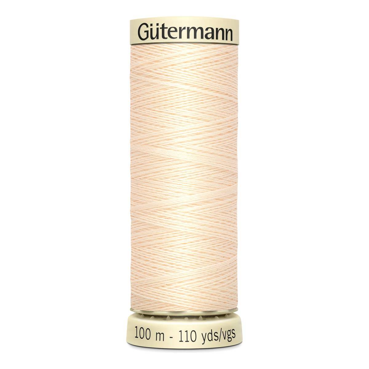Gutermann Cream Sew All Thread 100m (414)