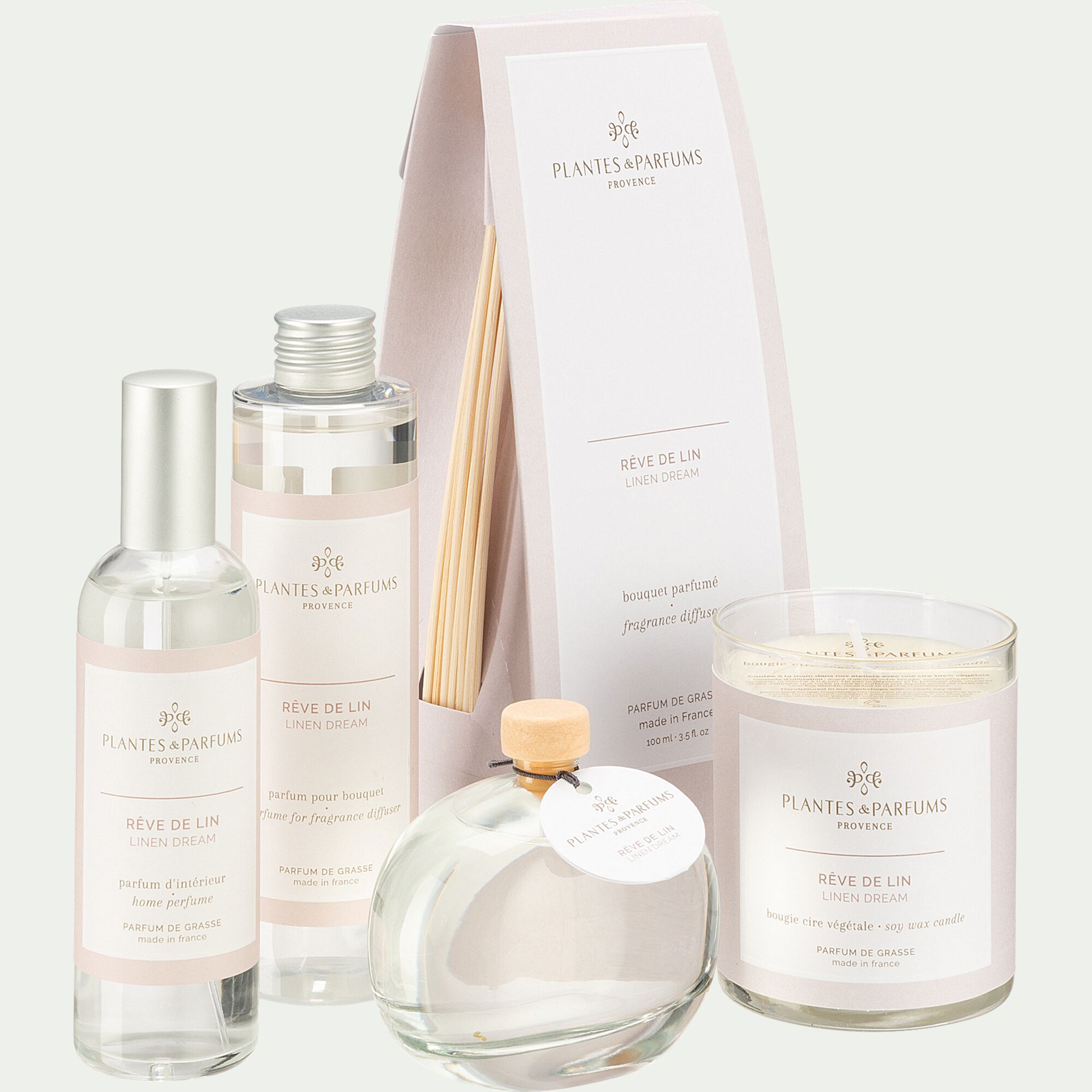 MANON - Diffuseur de parfum senteur Rêve de Lin 100ml