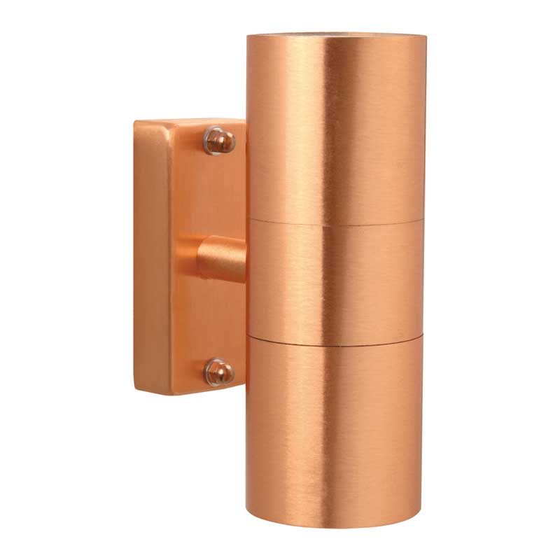 Nordlux Tin Wandlamp Buiten | Ø6,2cm | GU10 | IP54 | Koper | Seaside