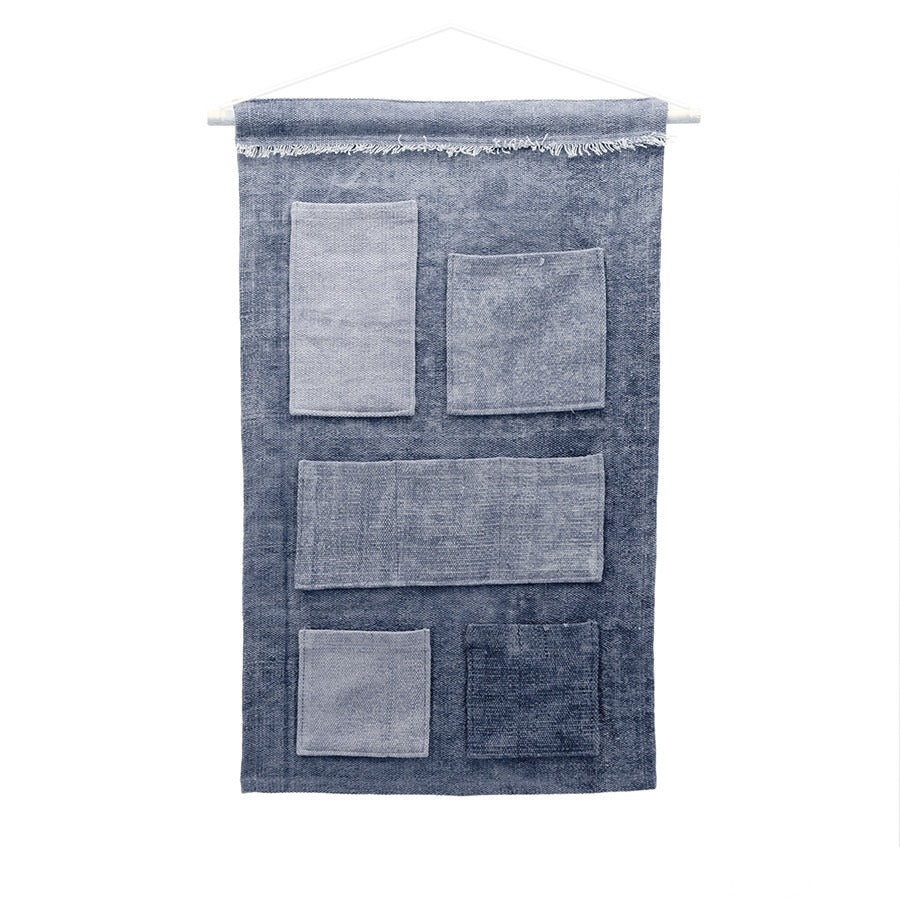 FurniLux Wand organizer Blauw - 100x70x2cm