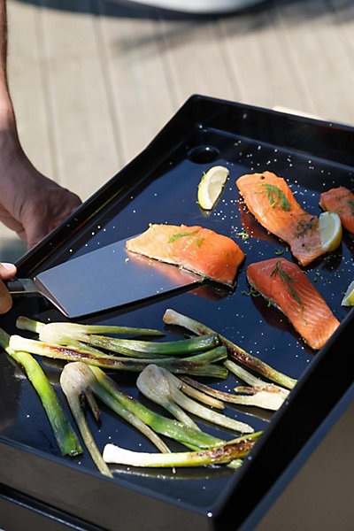 Le Marquier Maxi spatule inox longue pour les filets de poisson à la plancha - 400 g