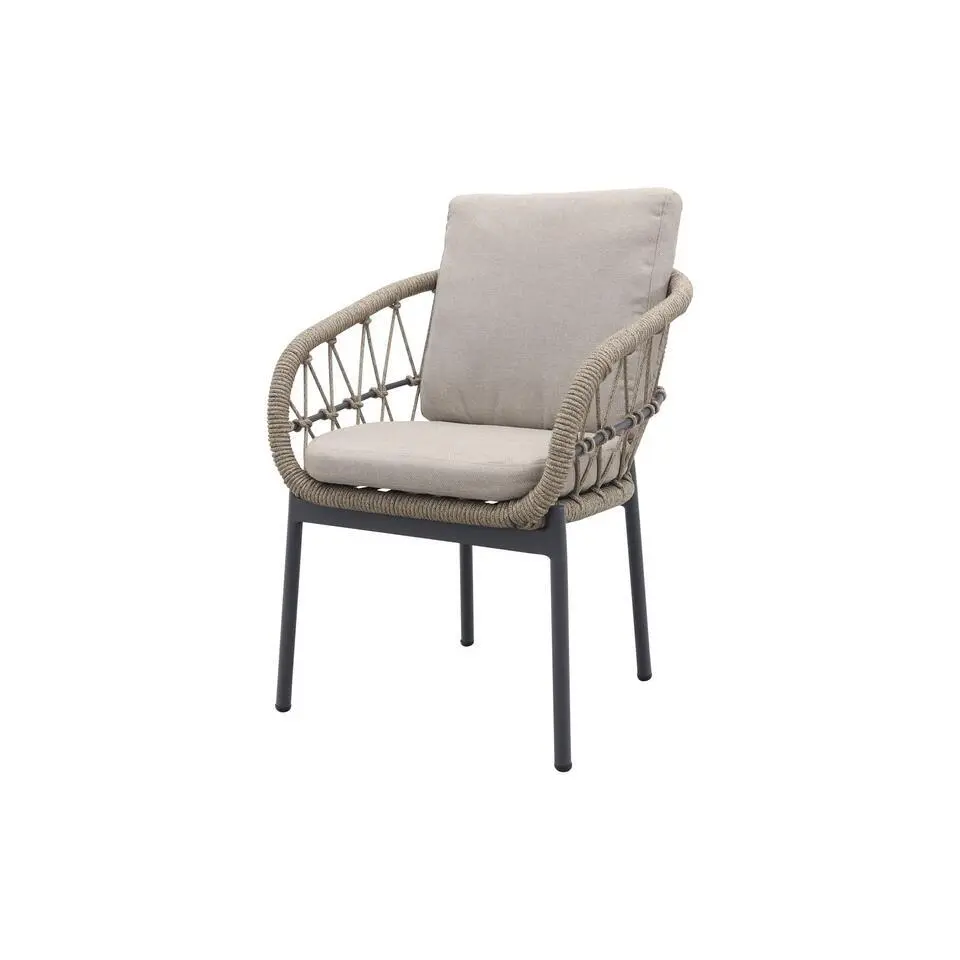 VDG Set van 6 - Julia dining tuinstoel - Antraciet