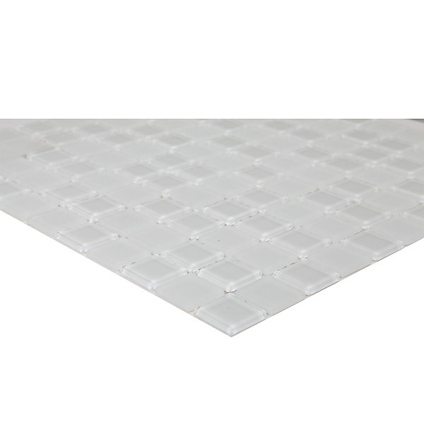Mosaïque mural blanc 30 x 30 cm Glina