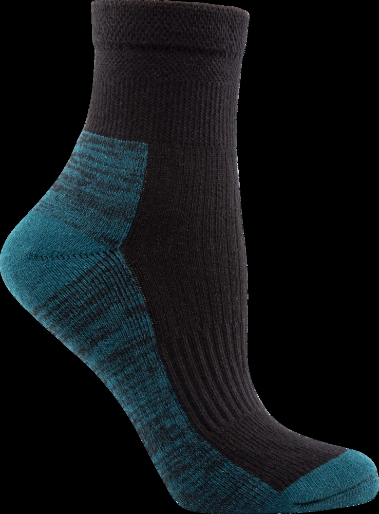 Outbound Women's Hiking Socks, Teal/Black