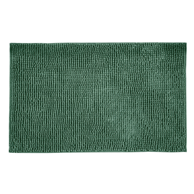 Tapis de bain Chenille vert 50 x 80 cm ALLSTAR