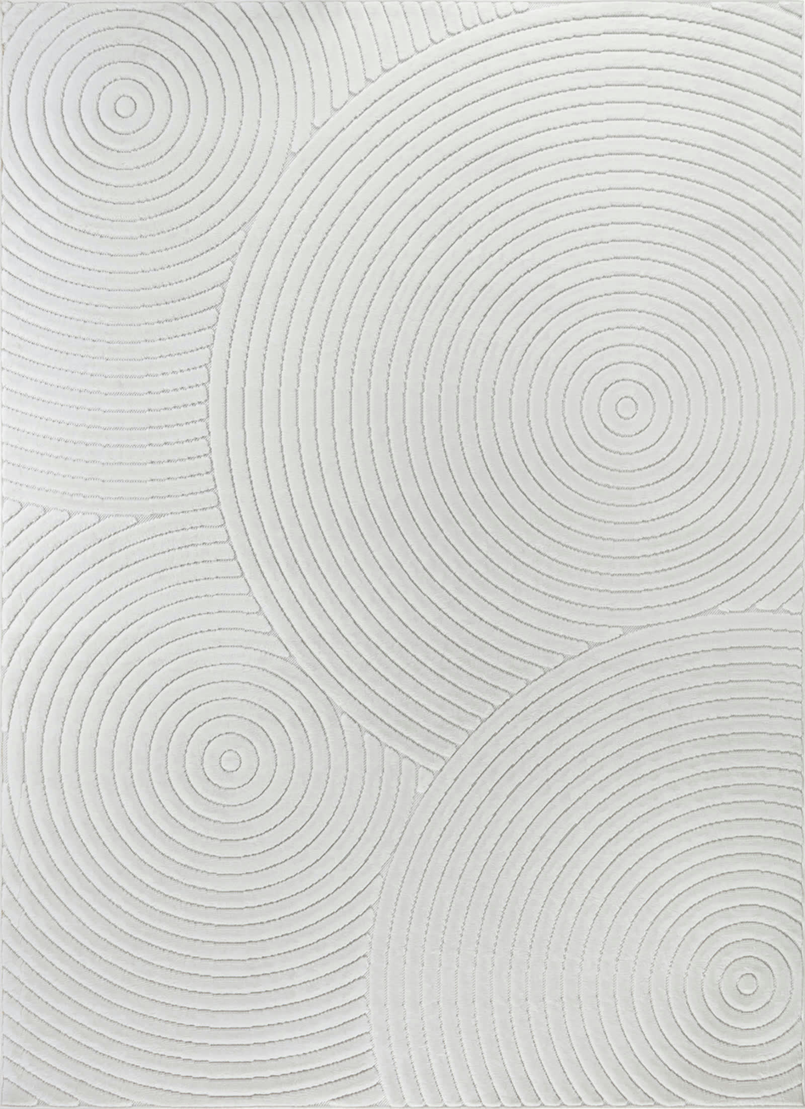 KOANA - Tapis d'Intérieur/d'Extérieur Hygge Blanc 80x150