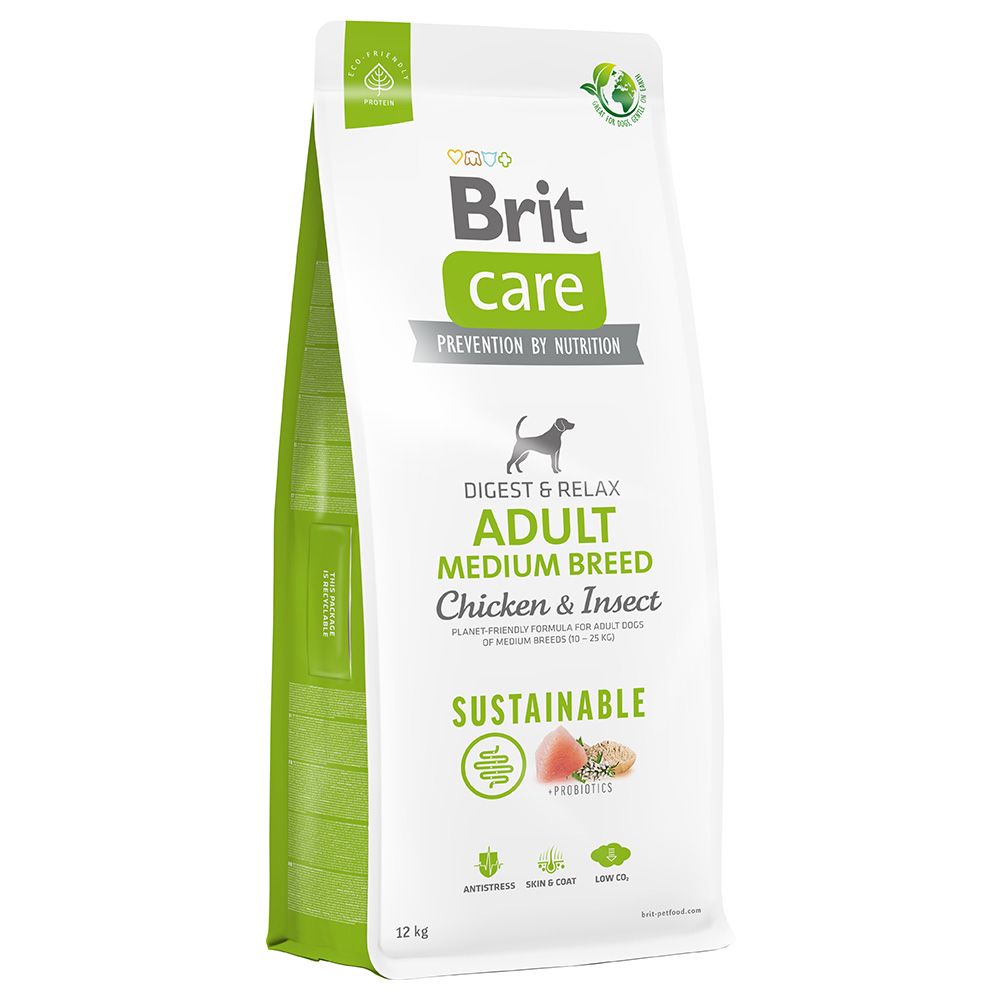 Brit Care Dog Sustainable Adult Medium Breed Chicken & Insects