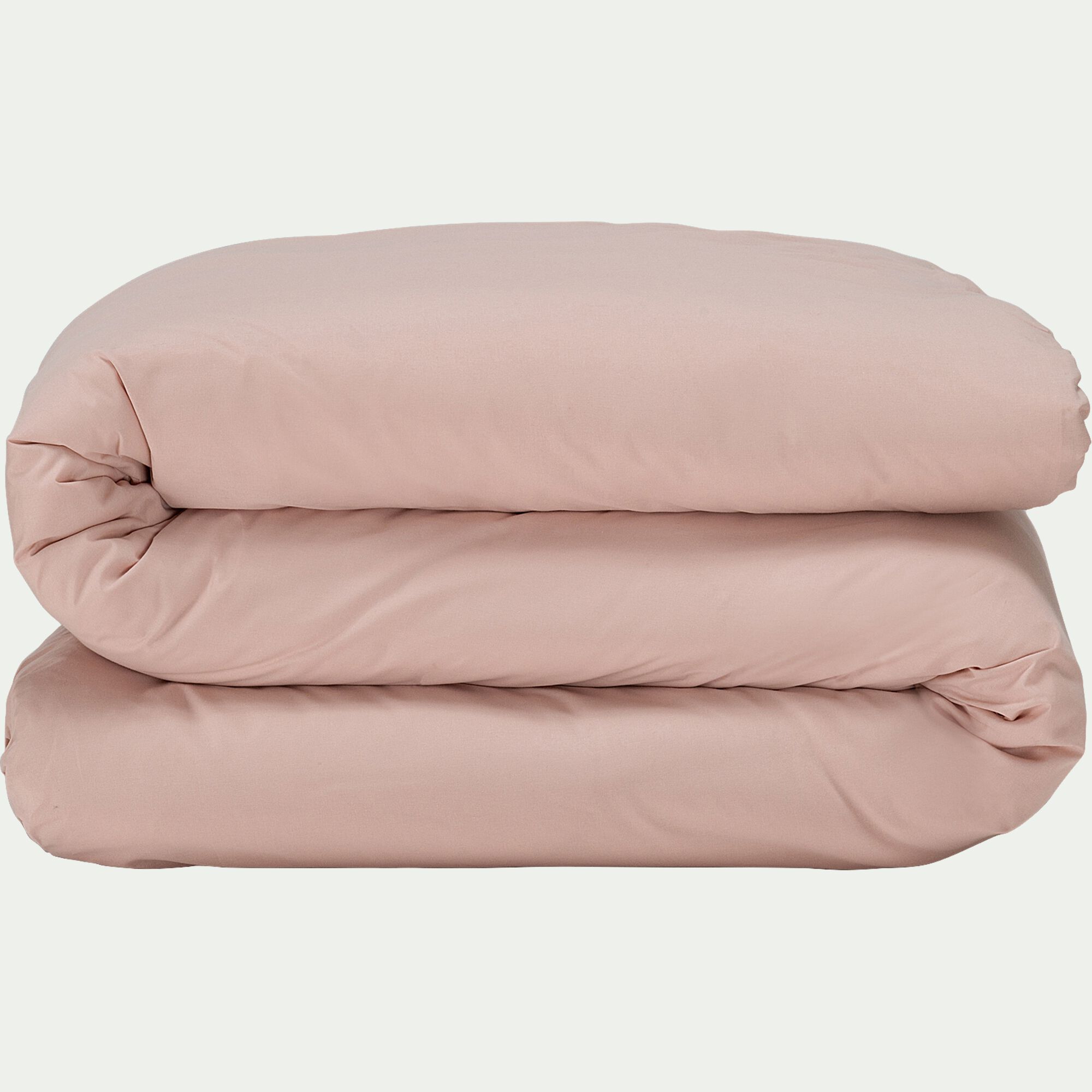 CALANQUES - Linge de lit uni en coton - rose rosa