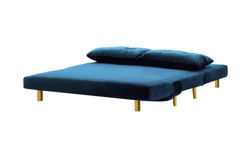 Sofa rozkładana Flic 120 cm-Velluto 11-like oak