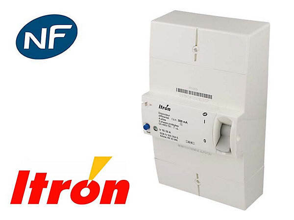 Disjoncteur EDF triphasé sélectif 10/30A Itron Actaris
