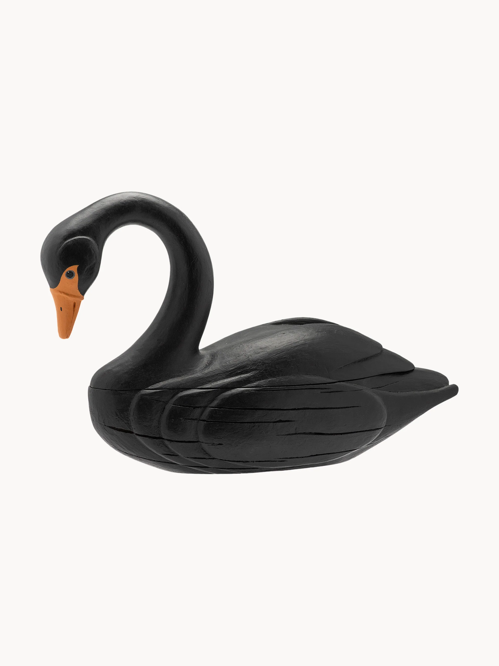 Handgefertigte Aufbewahrungsbox Black Swan
