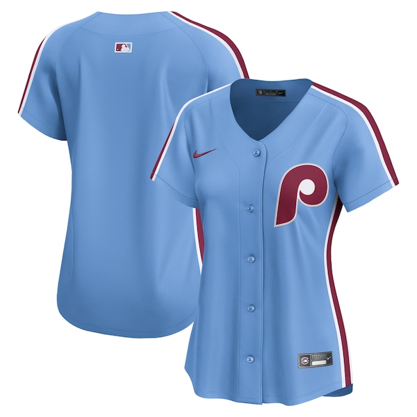 Philadelphia Phillies Nike Women's Alternate Limited Jersey - Light Blue/White