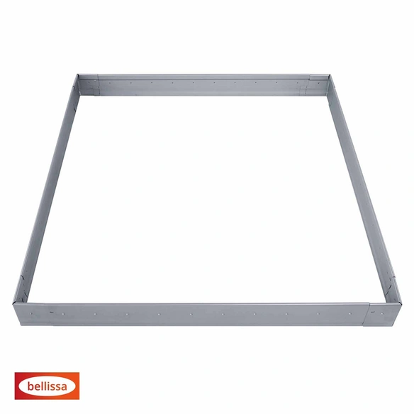 Beeteinfassung »Pro«, LxH: 103 x 20 cm, Silber