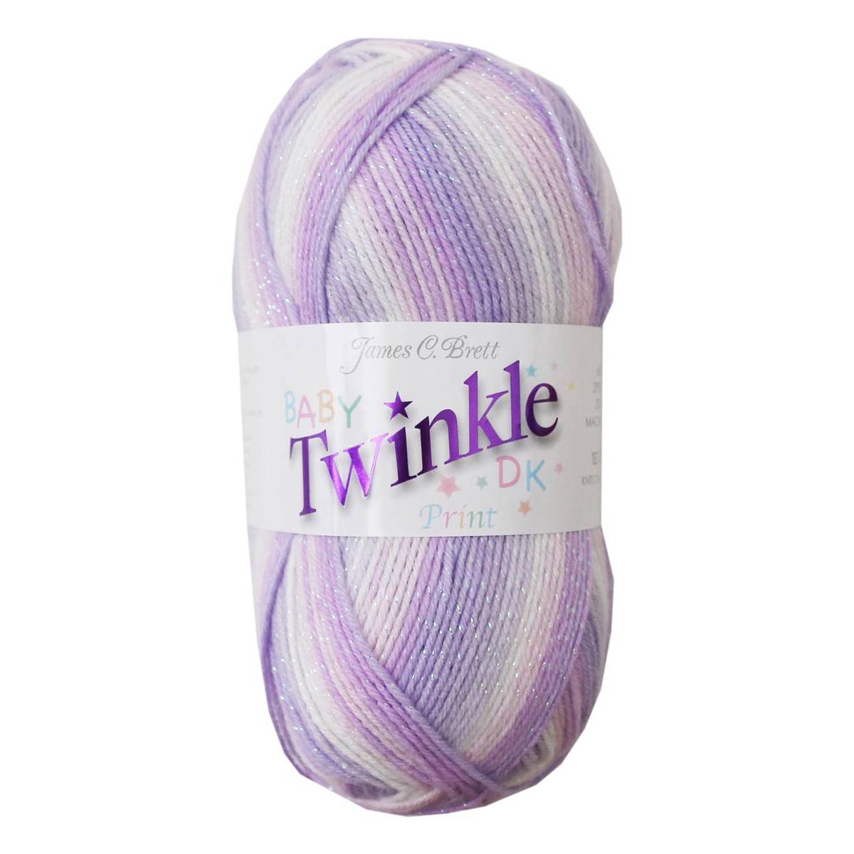 James C Brett Lilac Baby Twinkle DK 100g