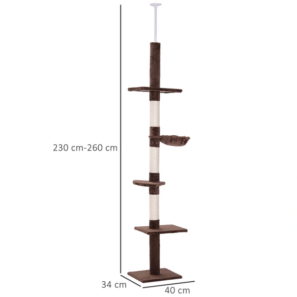 Kratzbaum, 40 cm, braun