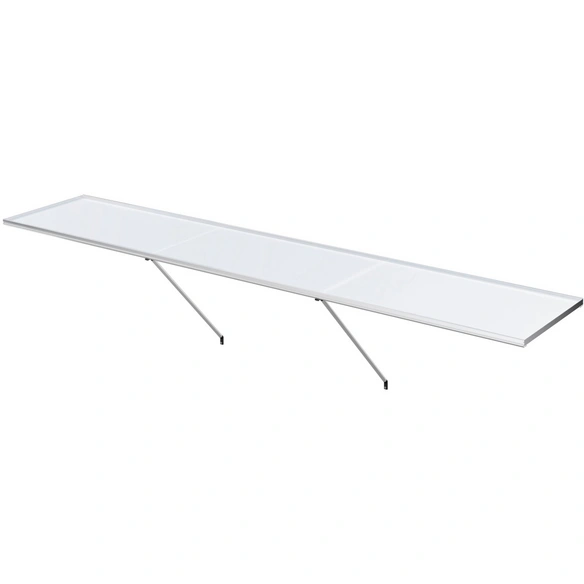 Gewächshaus-Zubehör, »Santini Typ II«, LxBxH: 204x63x5 cm, Aluminium, silberfarben
