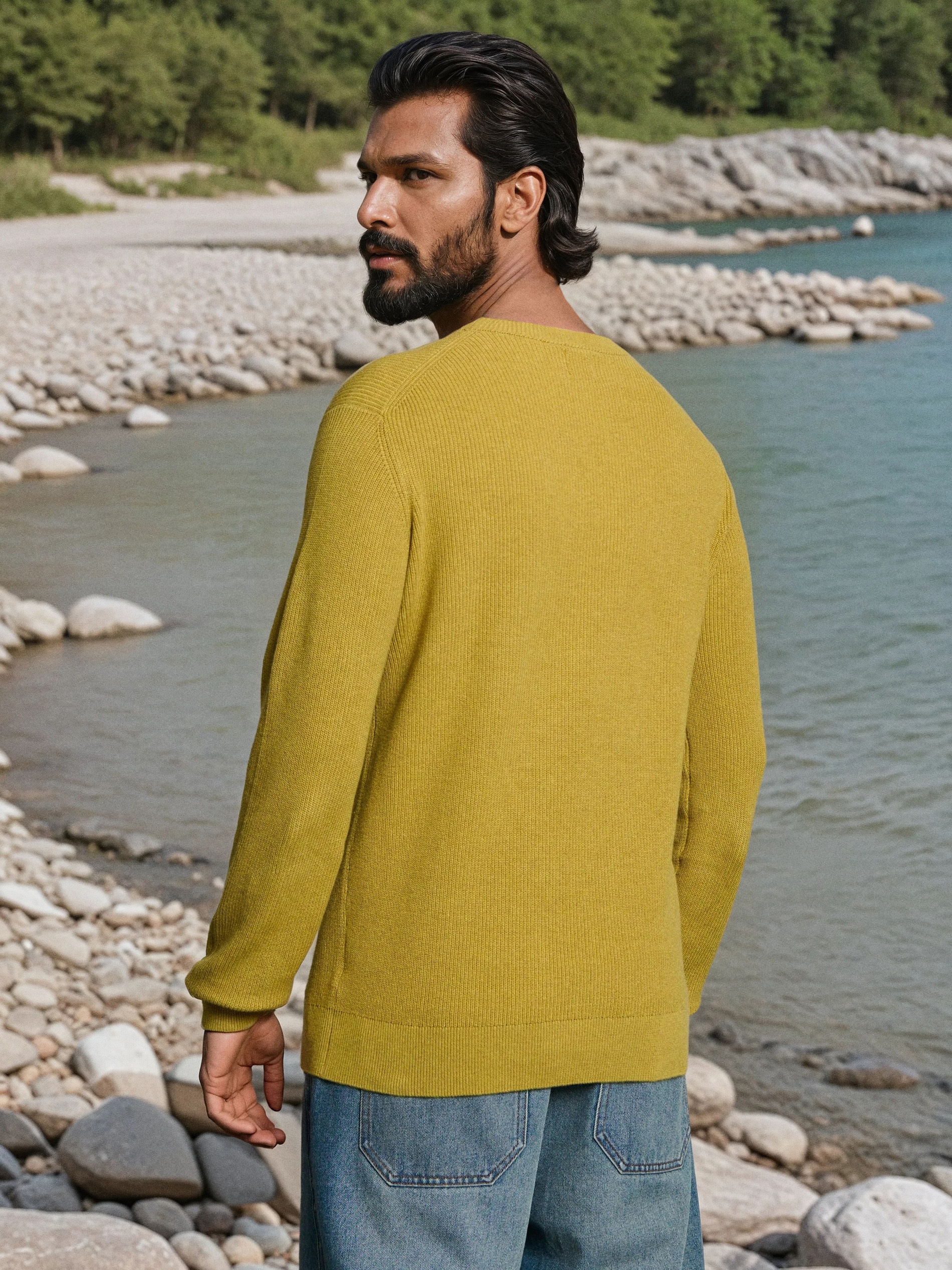 Bawełniany sweter basic