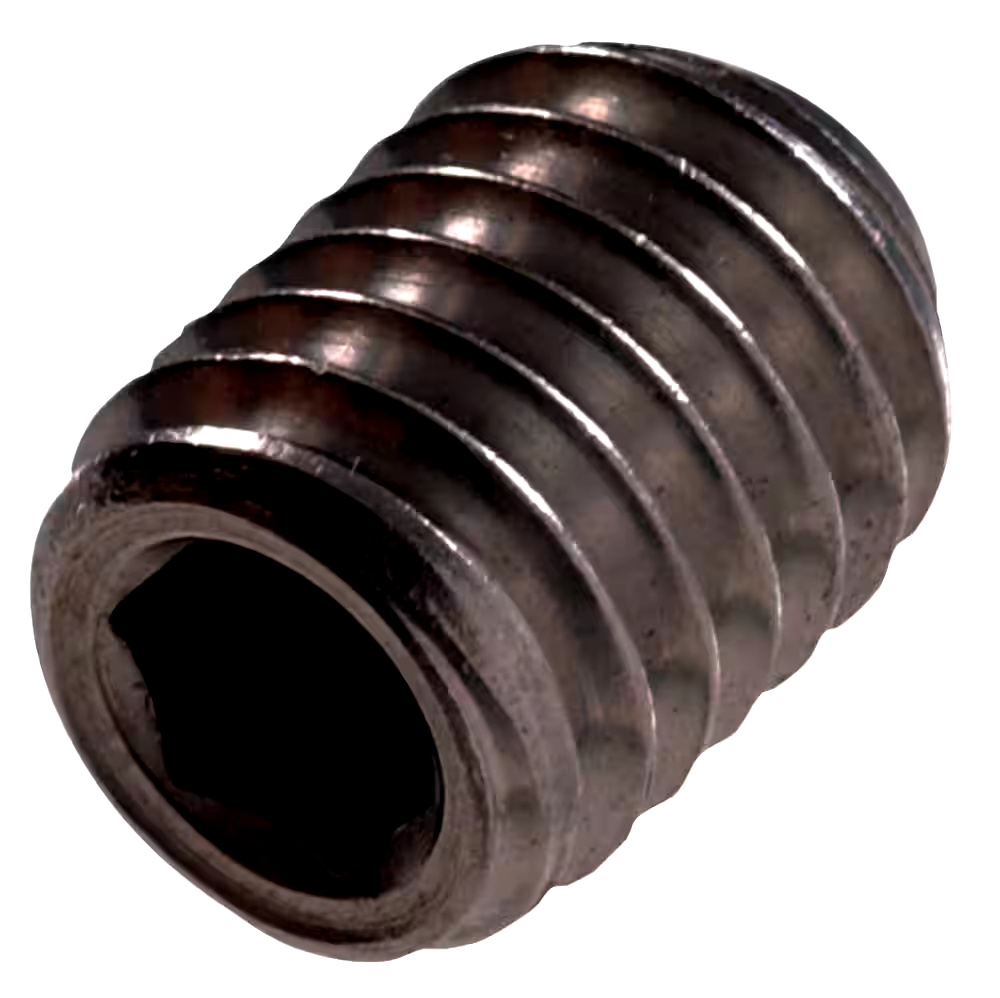 Hillman Grade 4, Metric Socket Set Screws, Flat Head, Black, Assorted Sizes