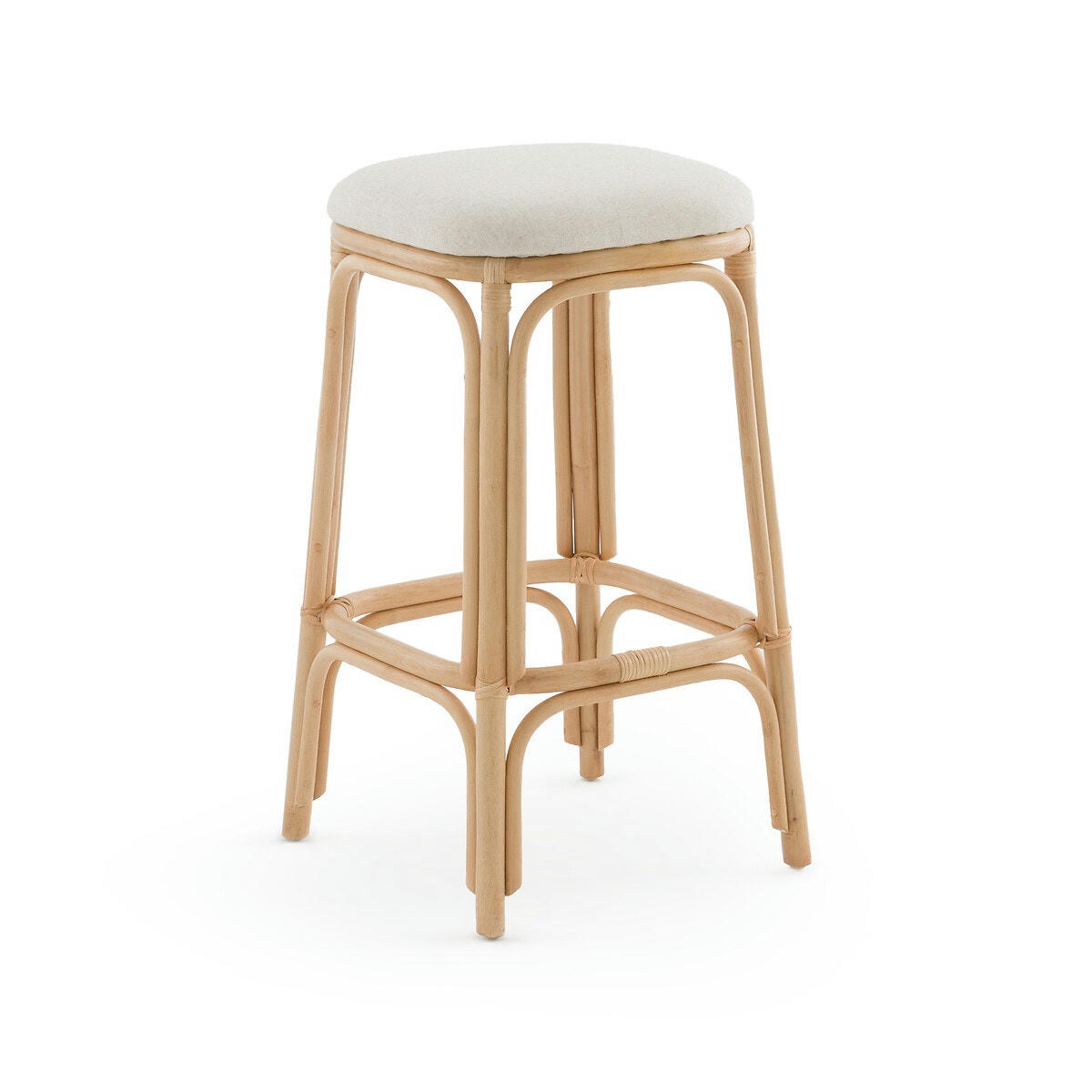 Tabouret de bar en rotin, Koni
