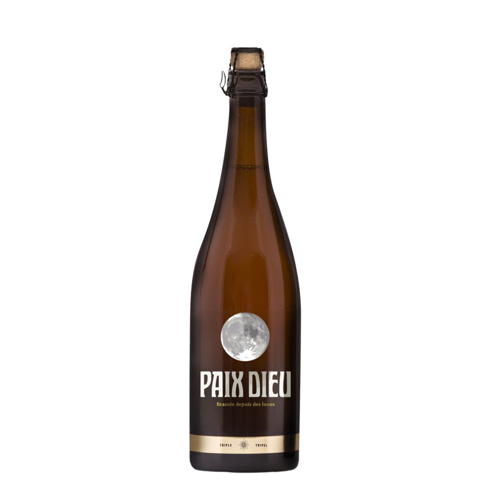 Bière Paix Dieu Triple bouteille verre 10% vol. 75cl