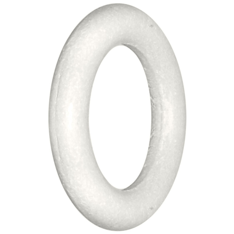 Anneau plastique blanc Ø 28 mm 10 pièces