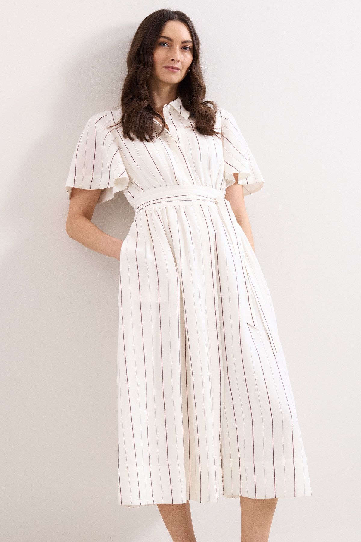 Phase Eight Marielle Striped Shirt Dress