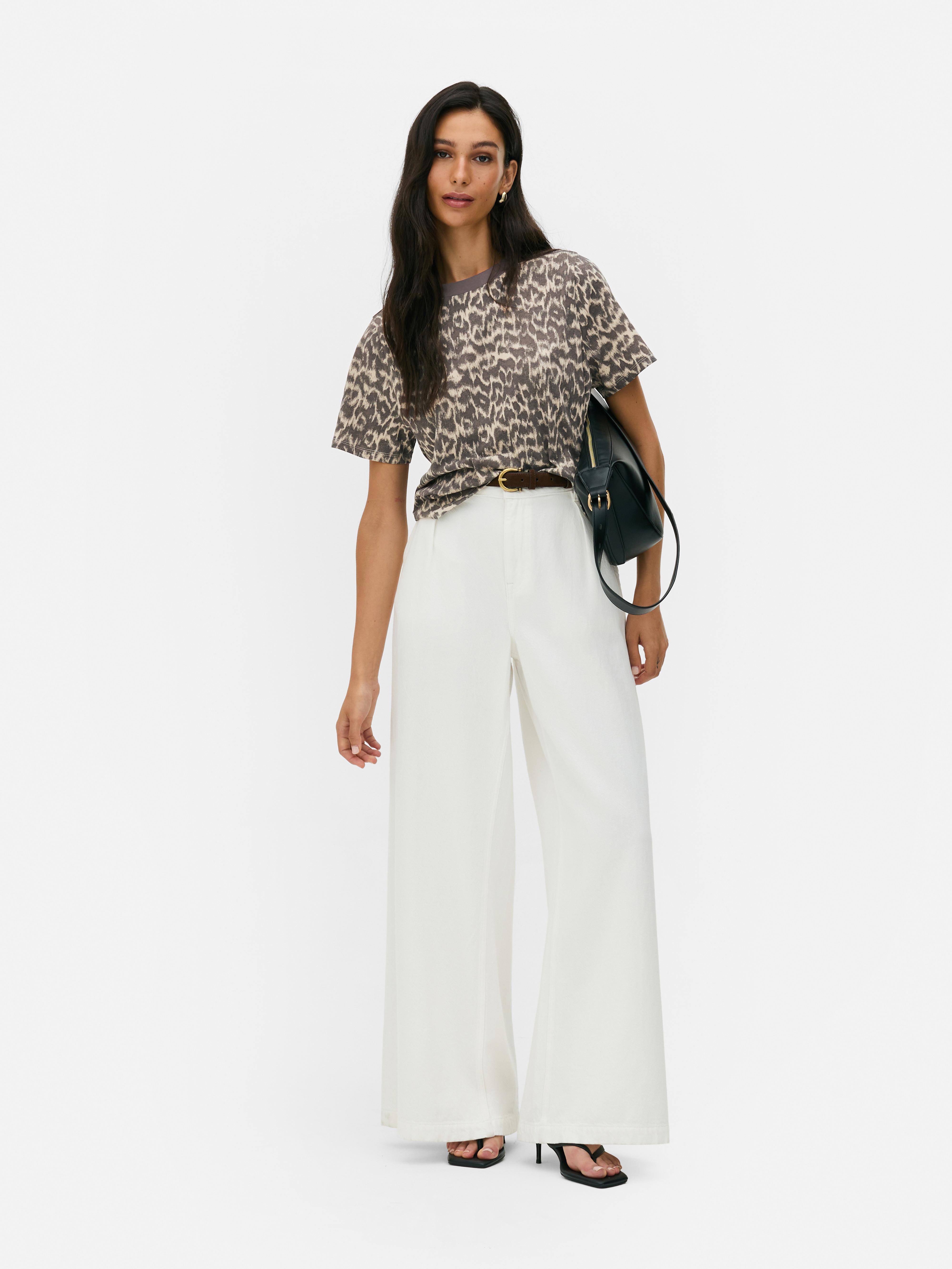 Cotton Allover Print Tee