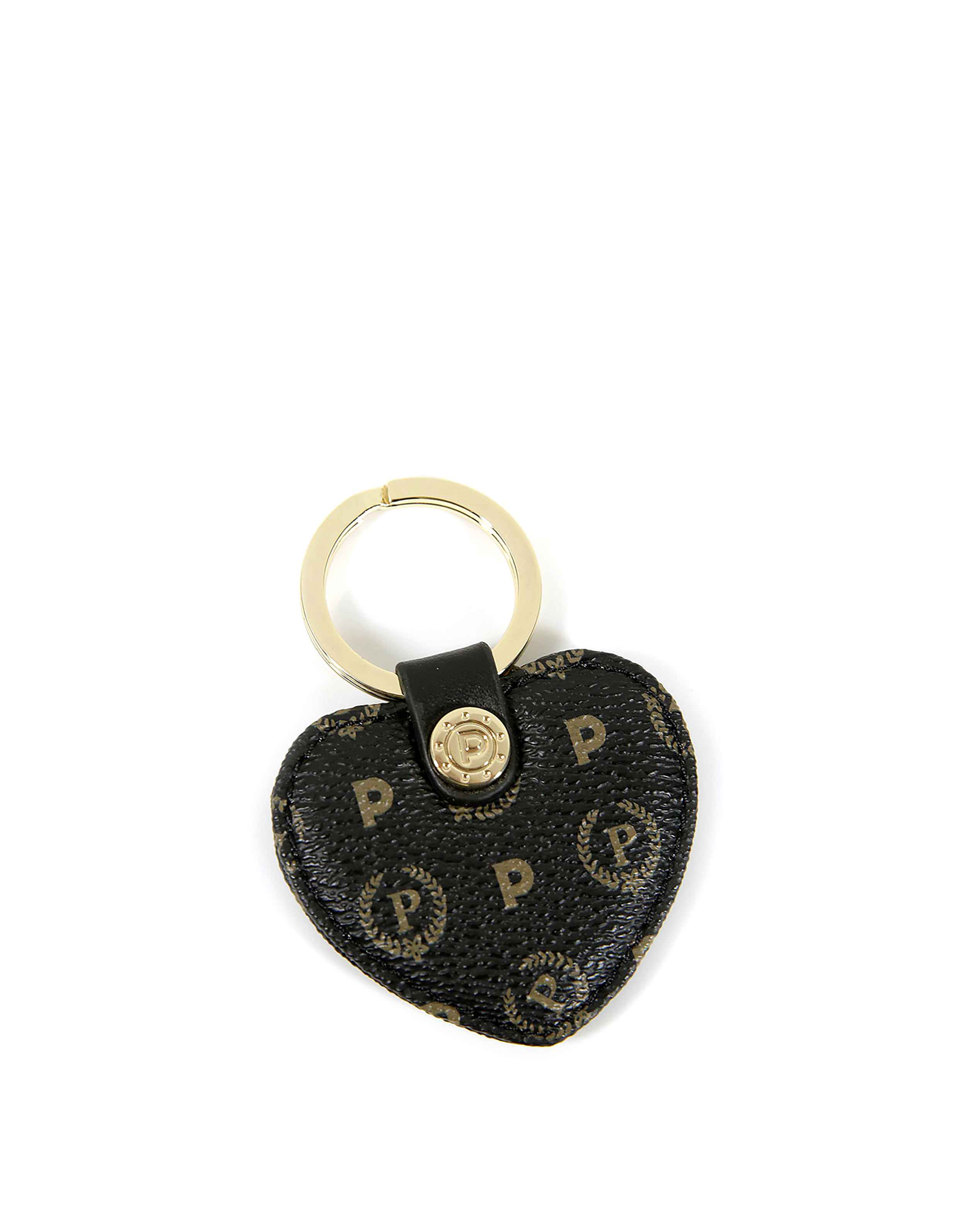 Portachiavi Cuore Heritage Logo Classic Nero/nero
