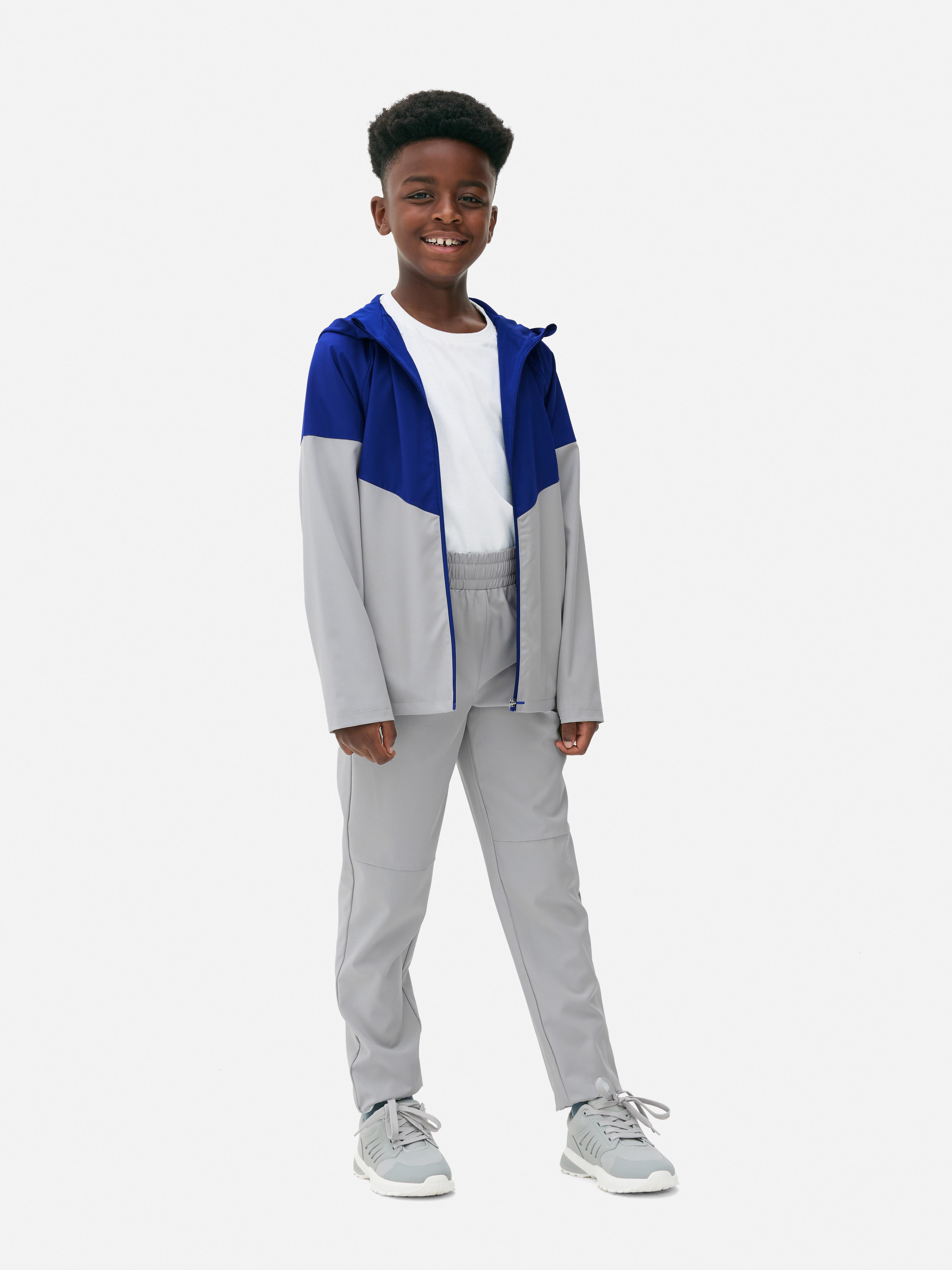 Color Block Zip-Up Jacket