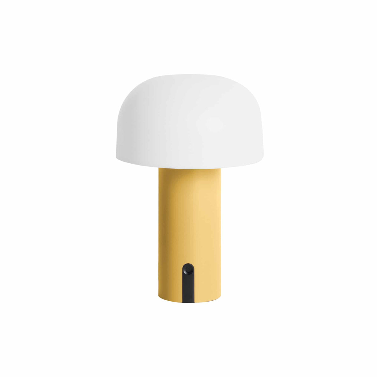 Leitmotiv tafellamp Luca LED - geel - 15x15x22.5cm - Paddenstoellamp