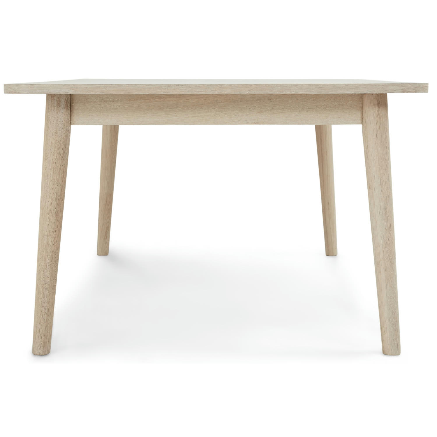 NYBORG - Table basse rectangulaire en chêne massif clair