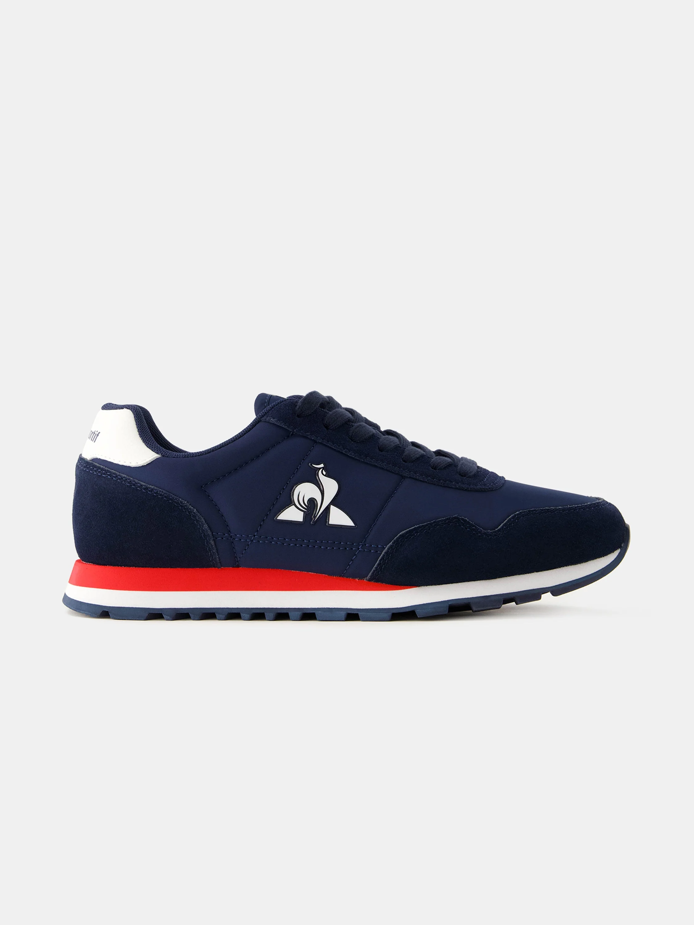 Sneakers retro-running en textile et suede Astra