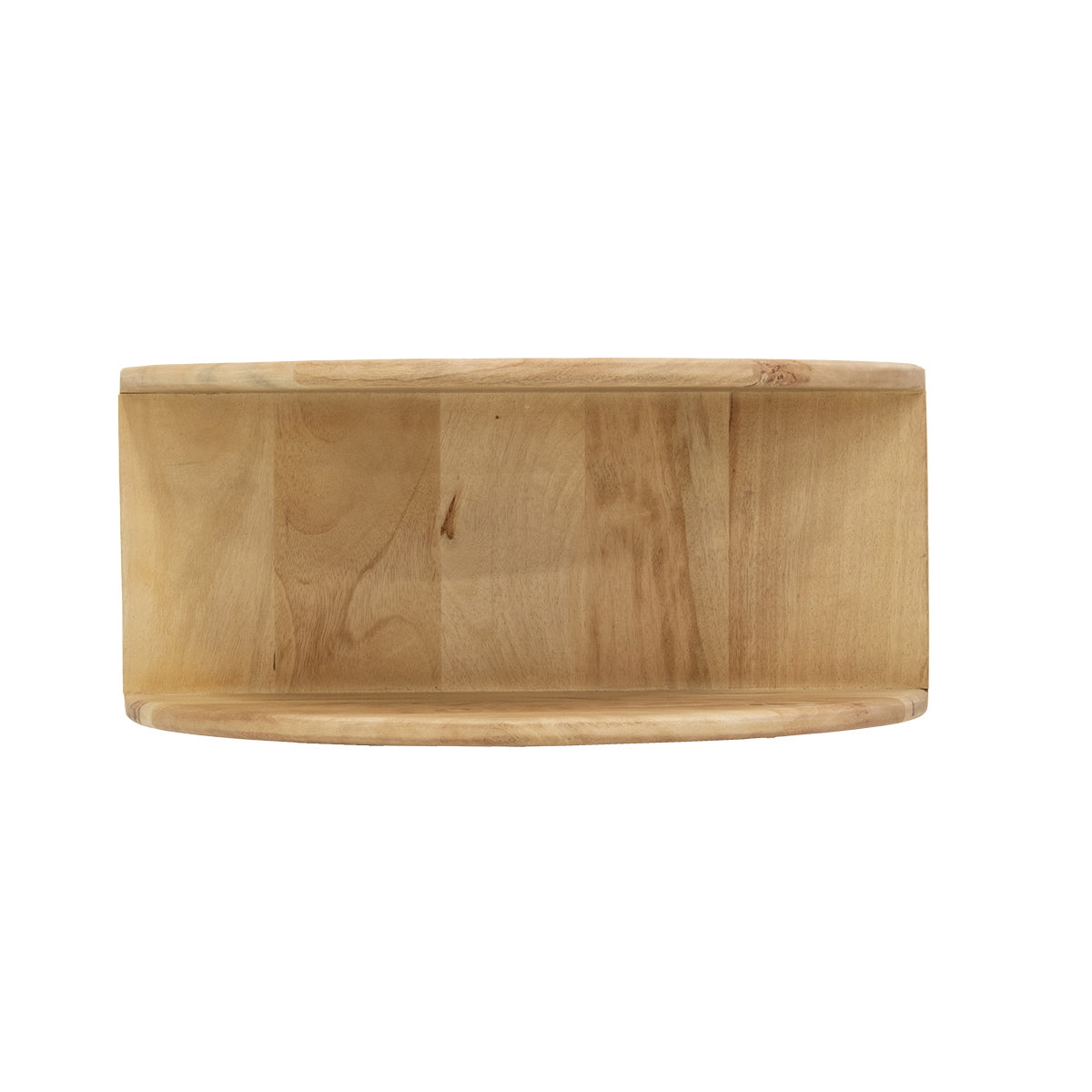 Giga Meubel Zwevend Nachtkastje Vera - Naturel - Mangohout - 45x28x22cm