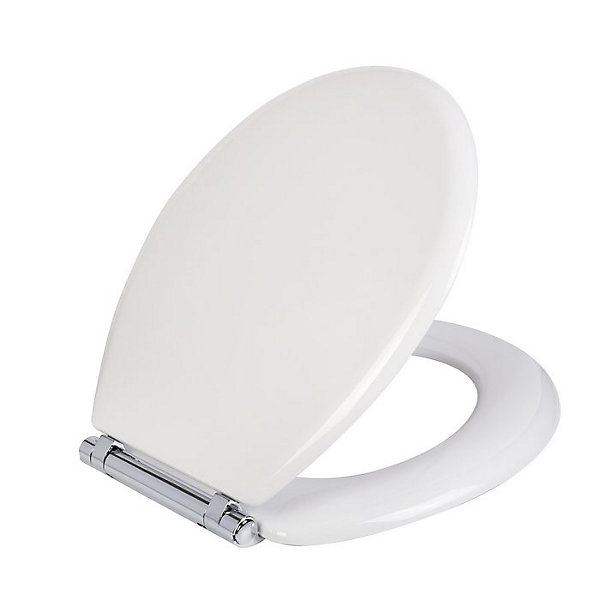 Abattant WC double - Tradition Easy Clip - Olfa - Blanc - Entraxe 65 à 170 mm