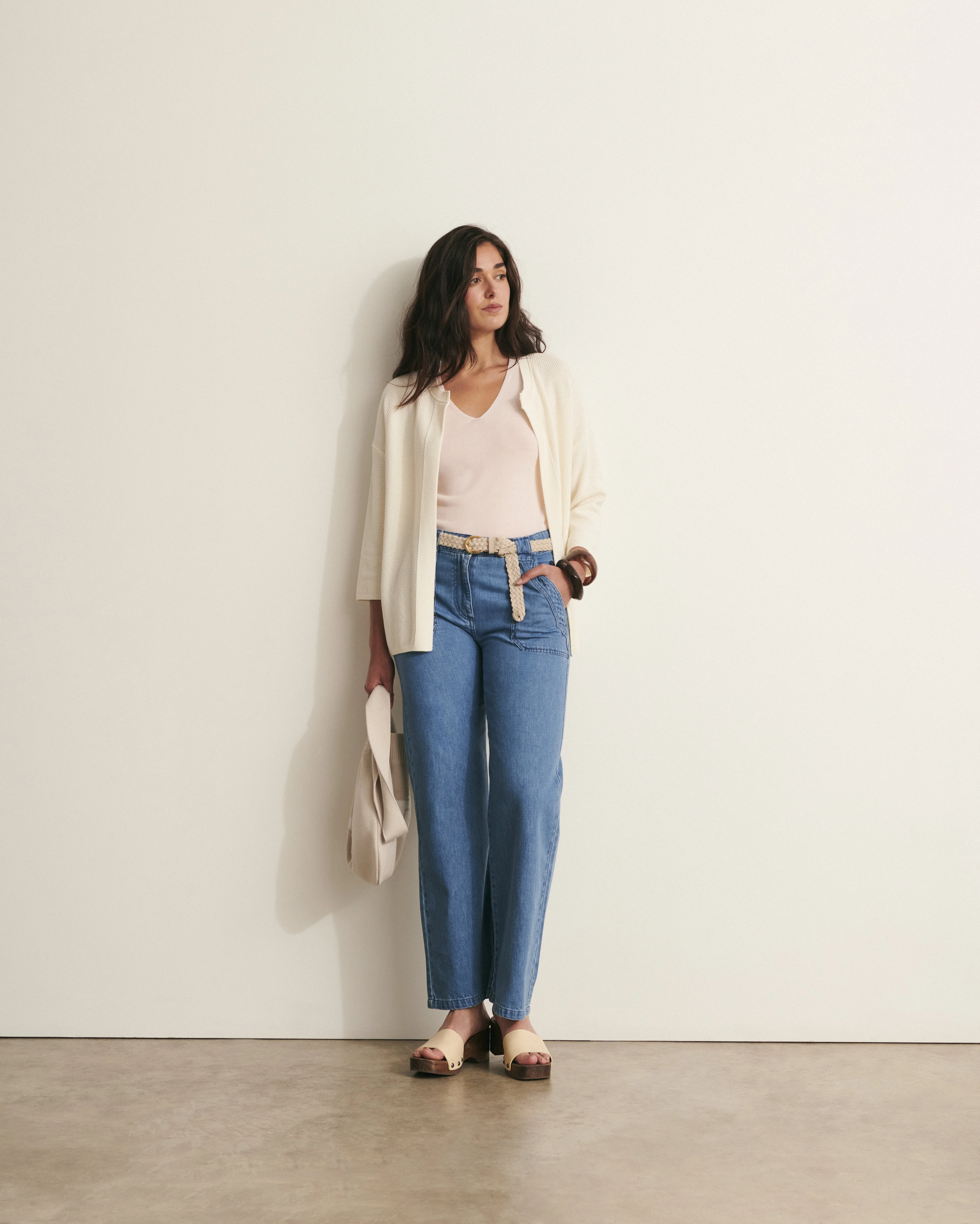 Gilet en maille upcyclée GASCON/11011/003