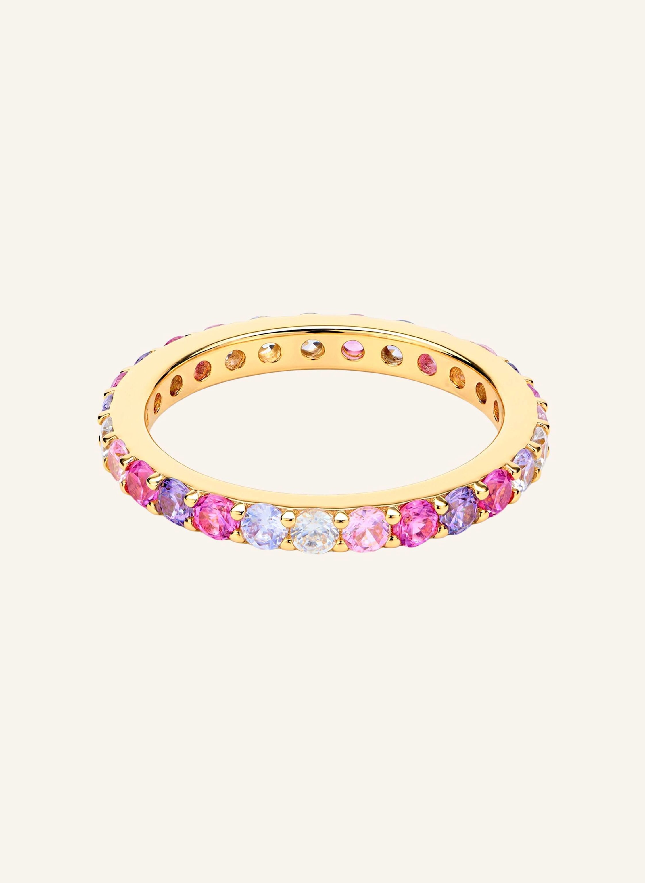 OHH LUILU Ringe TENNIS SUNSET PINK by GLAMBOU