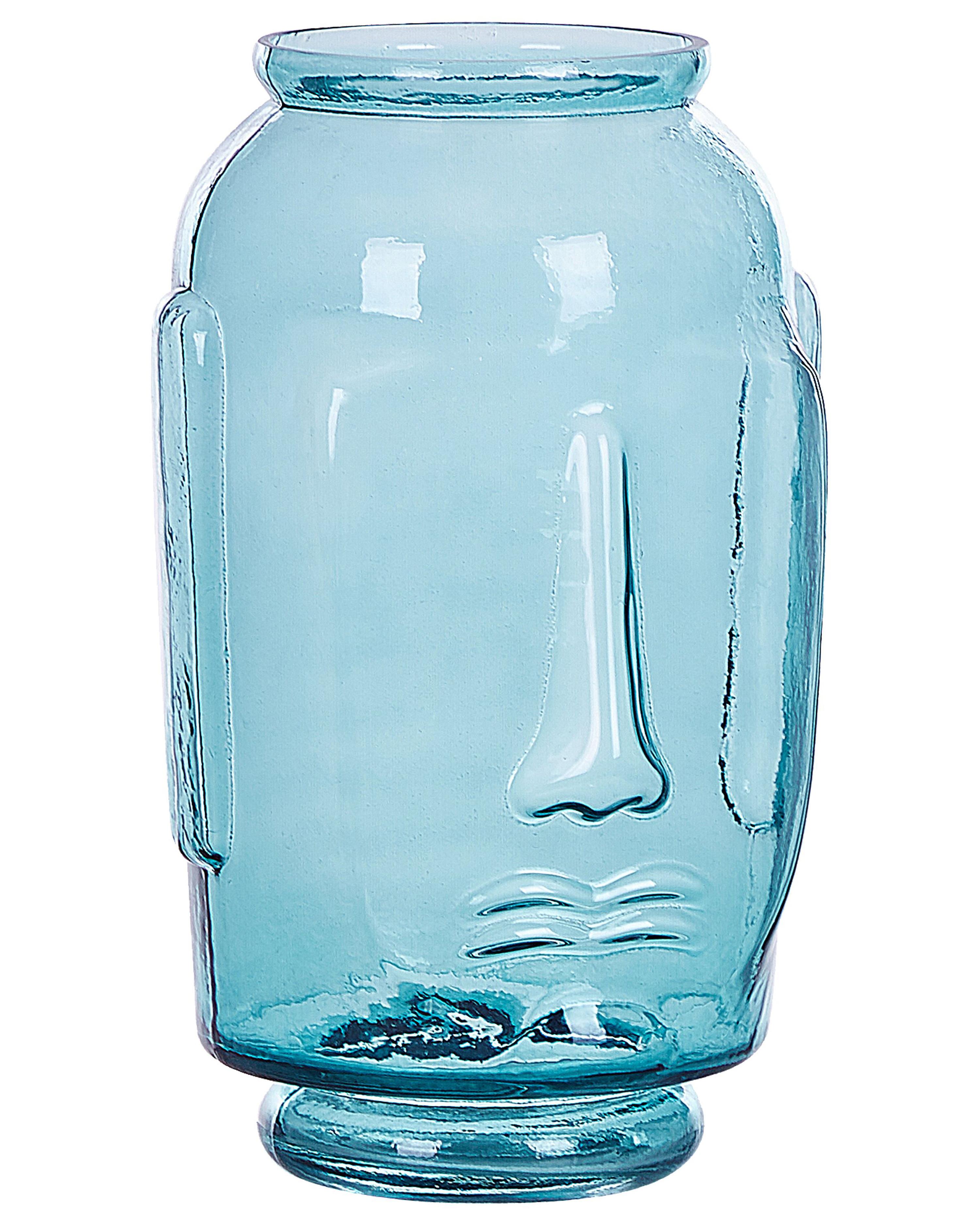 Decorative Vase SAMBAR Glass 31 cm Blue
