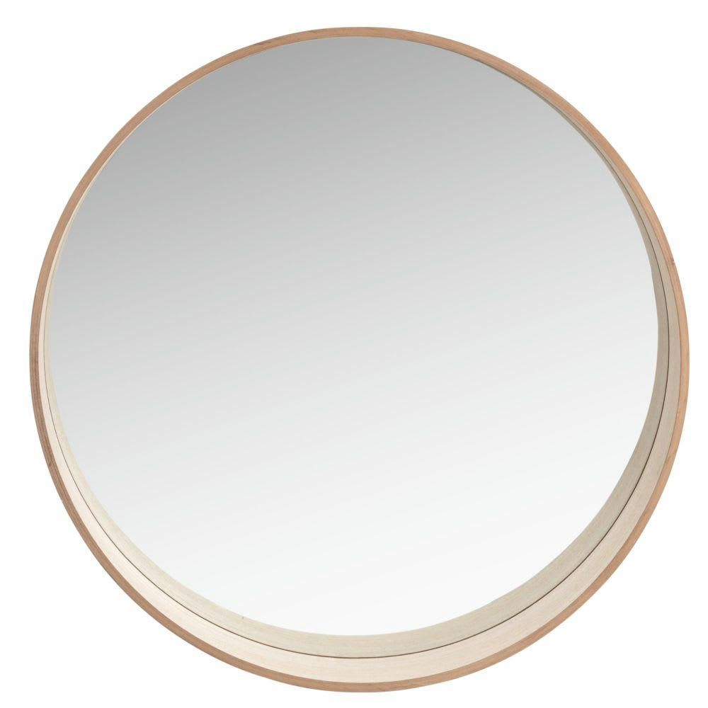 GABRIEL - Miroir rond beige D55