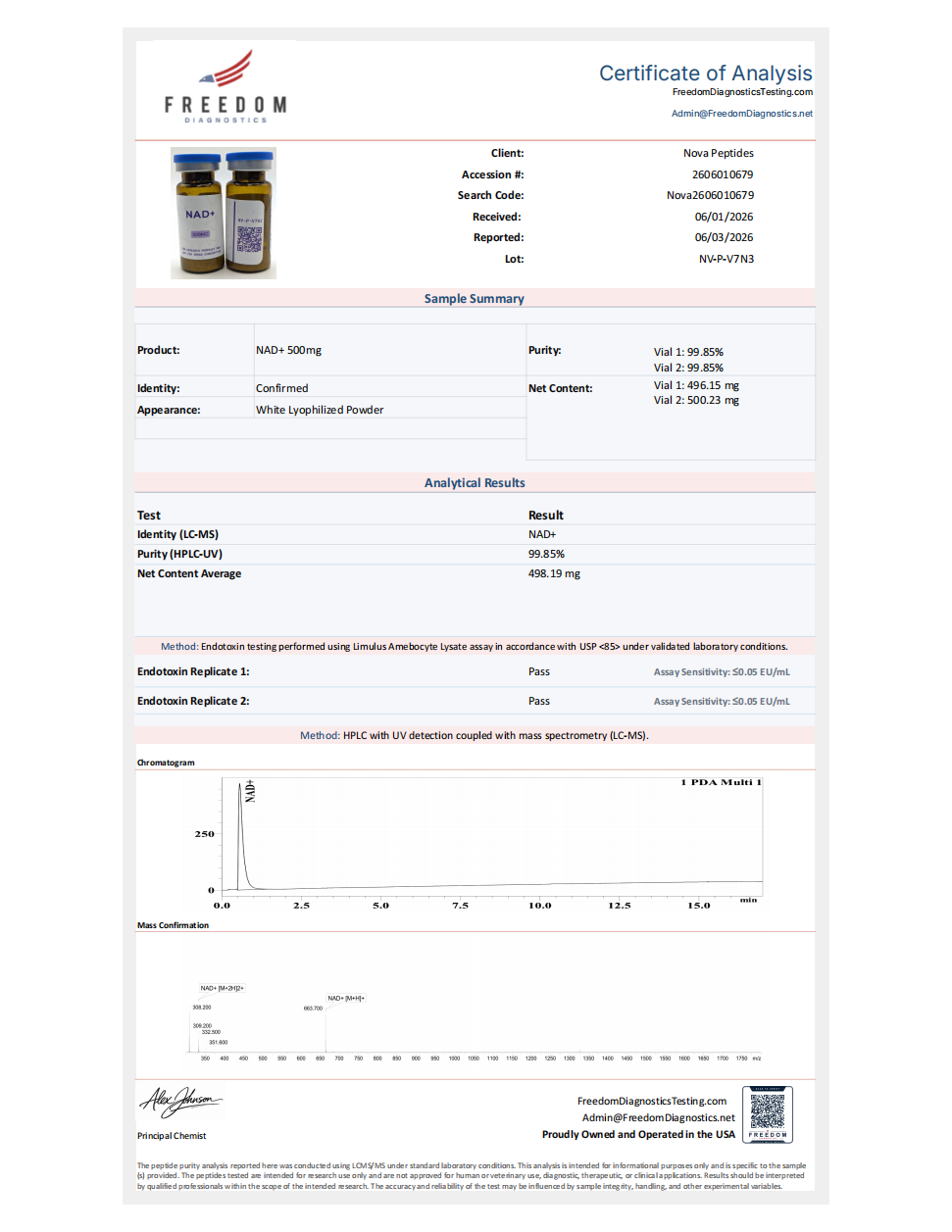 NJ500 | NAD+ 500mg × 10 Vials