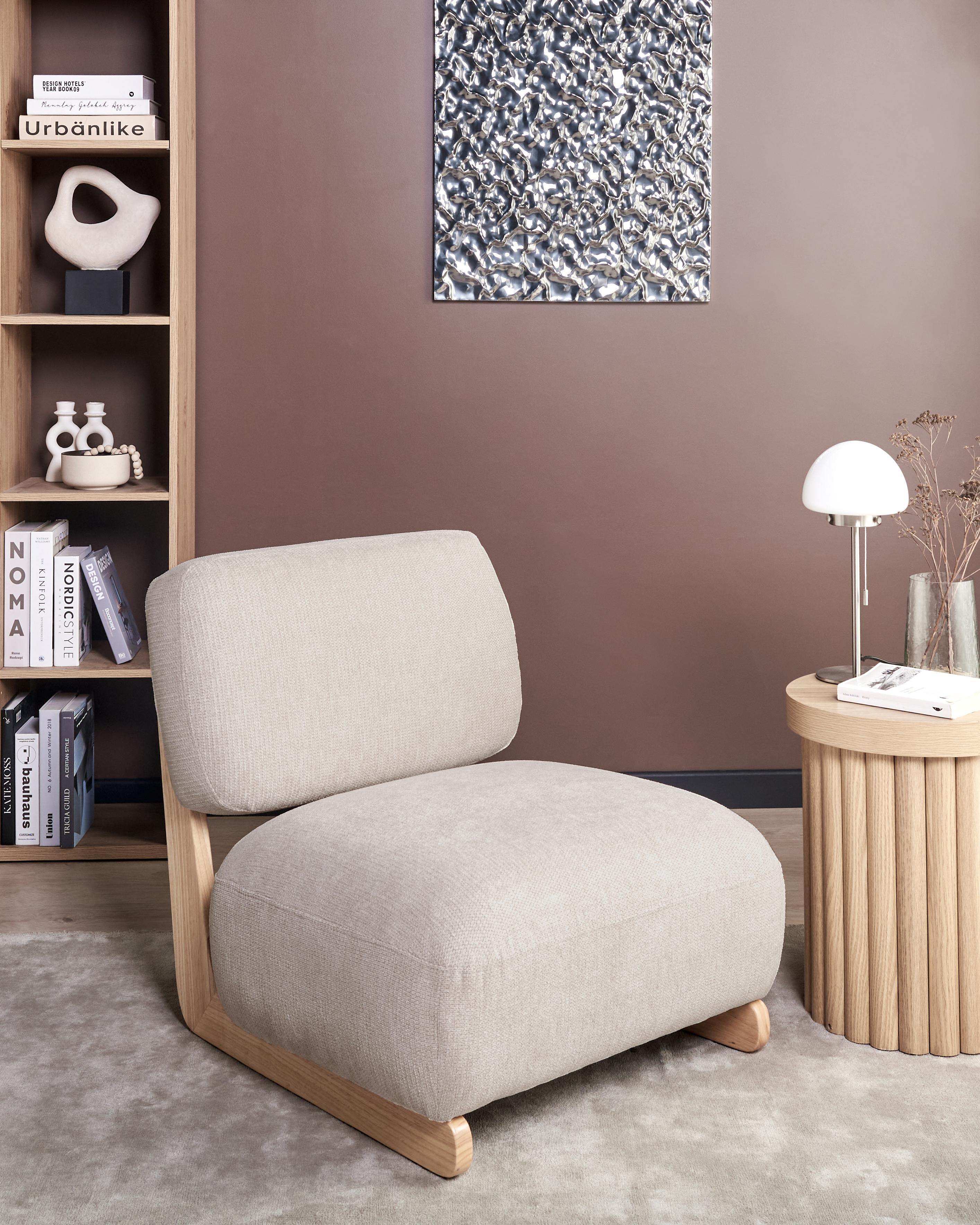 Armchair KOKKOLA Fabric Light Beige