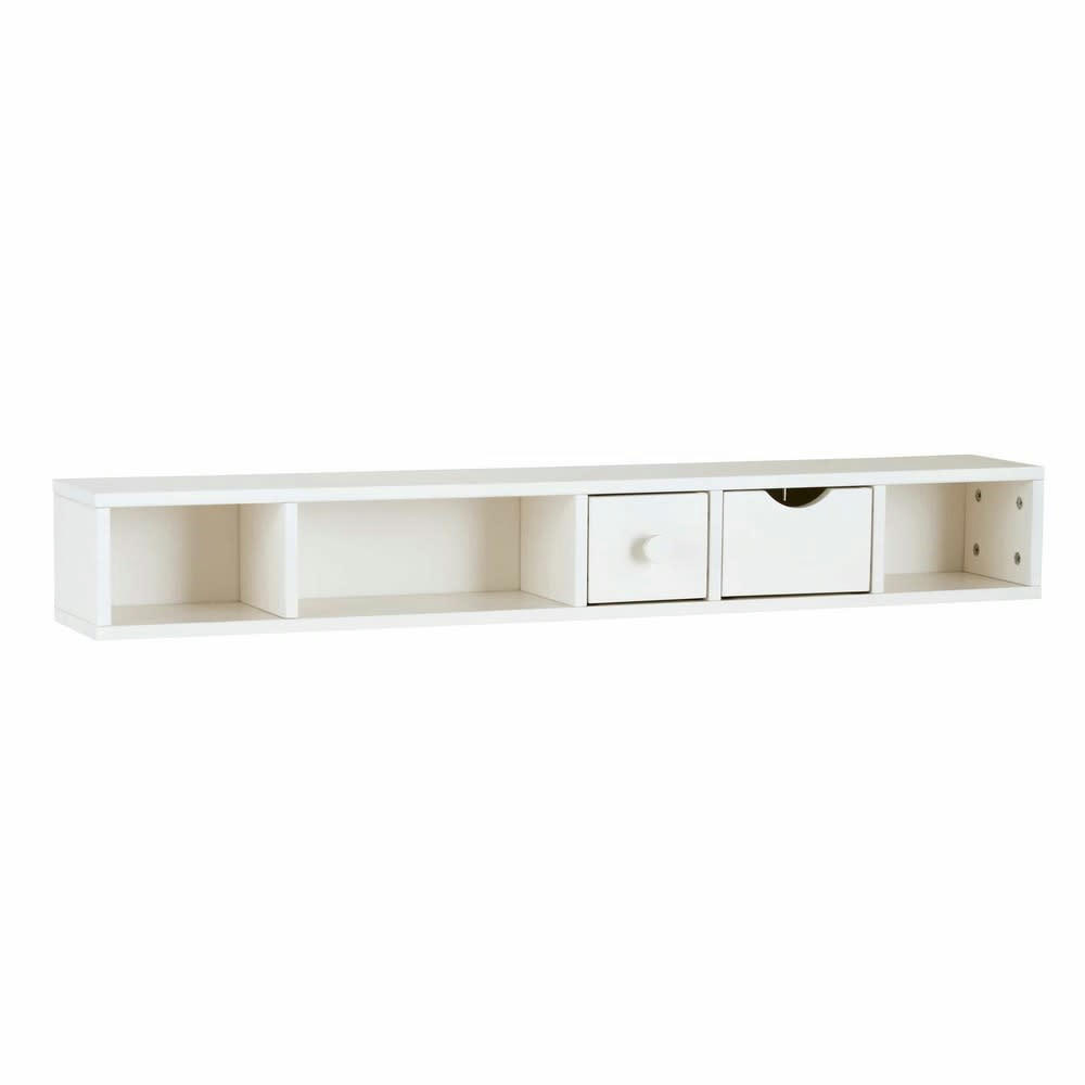Joy - Module de rangement pour bureau 2 tiroirs blanc